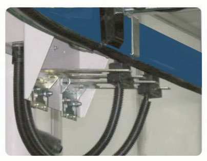 Powerail system installed on crane structure